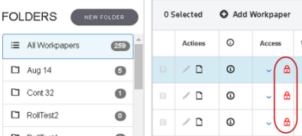 Screen capture showing how files are locked during processing.